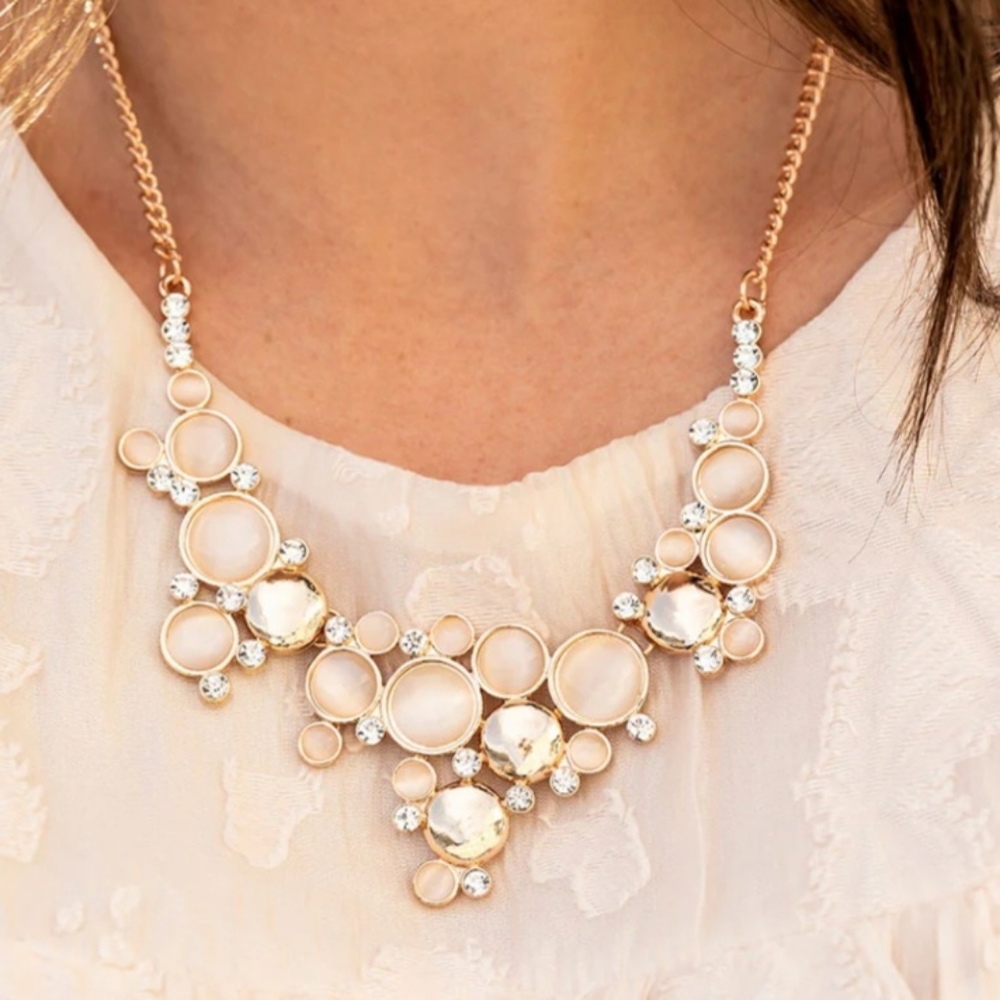 Paparazzi Fairytale Affair Gold Necklace